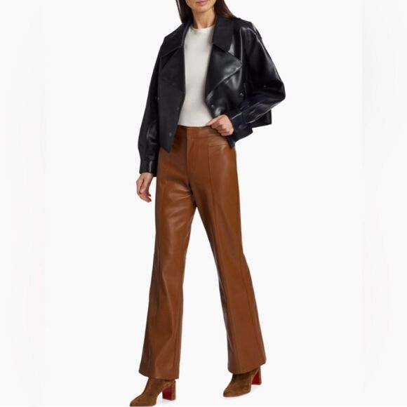 NWT Free People We the Free Jacket Black Vegan Leather Size XL - Picture 3 of 9